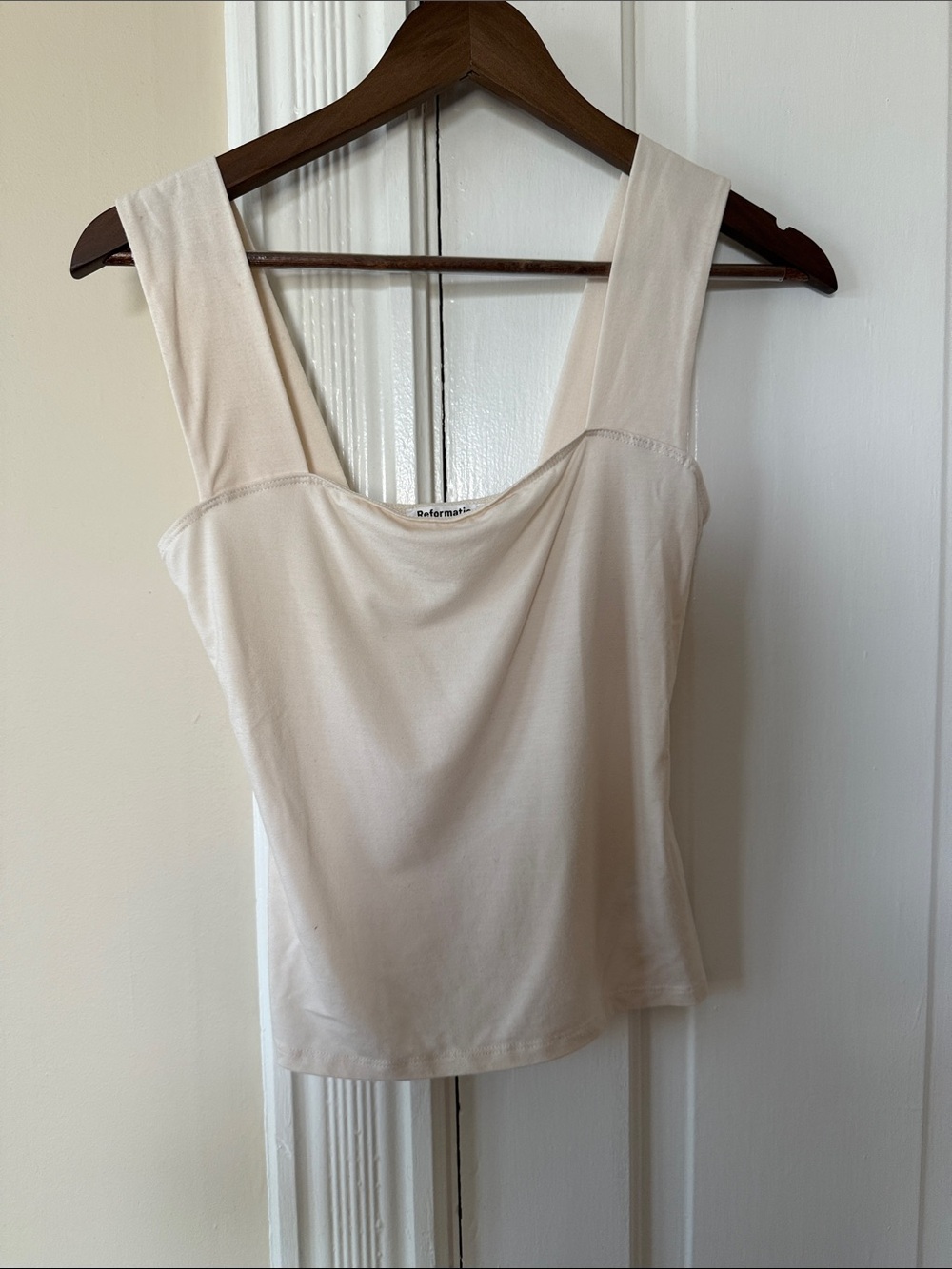 Reformation Cream Tank